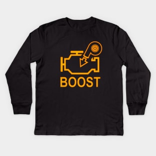 Boost check engine light Kids Long Sleeve T-Shirt